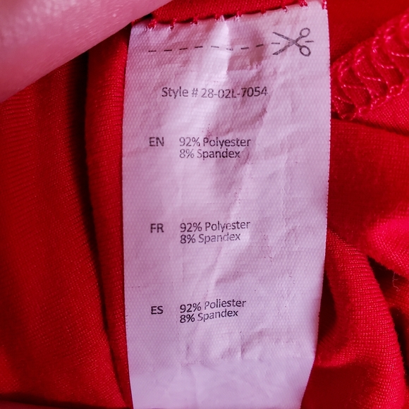 Fammy Jamimes Christmas Themed Pajama Top - Picture 3 of 5